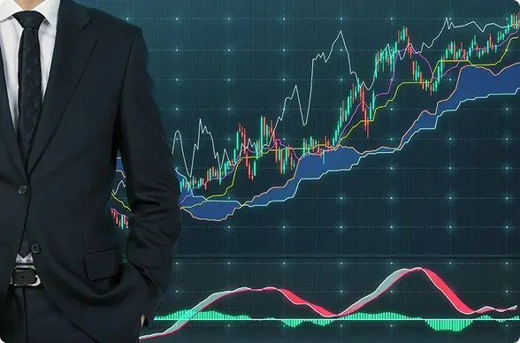 Marché financier avec apprendre la bourse et le trading